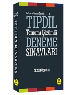 Tıpdil Tamamı Çözümlü Deneme Sınavları- Kelime Ve Gramer Destekli