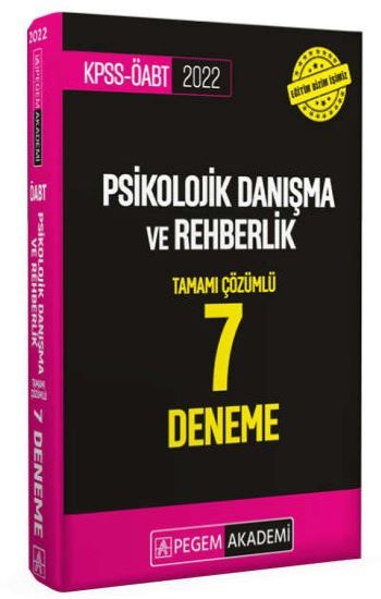 2022 KPSS ÖABT Psikolojik Danışma ve Rehberlik Tamamı Çözümlü 7 Deneme