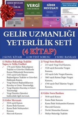 Gelir Uzmanlığı Yeterlilik Seti (4 Kitap Takım)