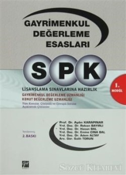 SPK 1. Modül - Gayrimenkul Değerleme Esasları