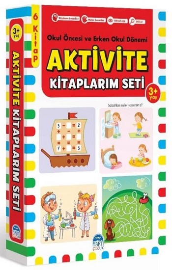 Aktivite Kitaplarım Seti 3+ Yaş - Okul Öncesi ve Erken Okul Dönemi