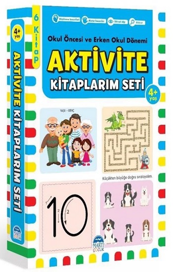 Aktivite Kitaplarım Seti 4+ Yaş - Okul Öncesi ve Erken Okul Dönemi