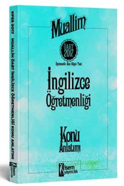 İsem Yayınları Muallim KPSS ÖABT İngilizce Öğretmenliği Konu Anlatımı 2017