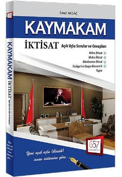 657 Yayınları Kaymakamlık İktisat Hazırlık Kitabı 2017