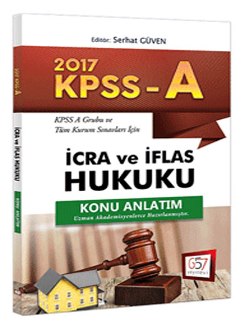 657 Yayınları KPSS A Grubu İcra ve İflas Hukuku Konu Anlatım 2017