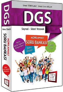 657 Yayınları 2018 DGS Sayısal Sözel Yetenek Konu Özetli Açıklamalı Soru Bankası