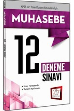 657 Yayınları KPSS A Grubu Muhasebe 12 Deneme Sınavı 2017