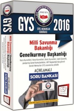 657 Yayınları GYS Milli Savunma Bakanlığı Açıklamalı Soru Bankası 2016