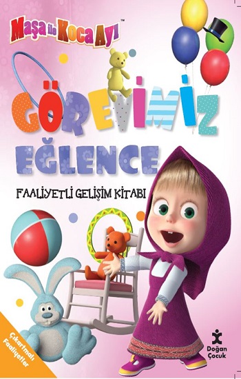 Maşa İle Koca Ayı Görevimiz Eğlence Faaliyetli Gelişim Kitabı