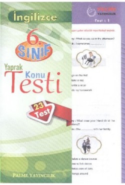 6. Sınıf İngilizce Yaprak Konu Testi