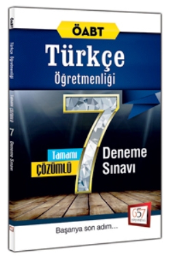 657 Yayınları ÖABT Türkçe Öğretmenliği Tamamı Çözümlü 7 Deneme Sınavı 2016