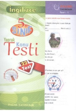 5. Sınıf İngilizce Yaprak Konu Testi