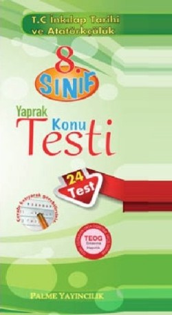 8. Sınıf T.C. İnkılap Tarihi ve Atatürkçülük Yaprak Konu Testi