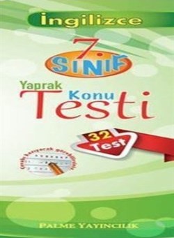 7.Sınıf İngilizce Yaprak Konu Testi