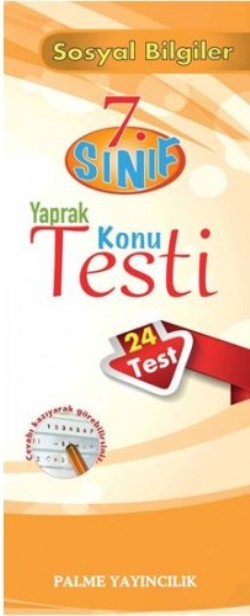 7. Sınıf Sosyal Bilgiler Yaprak Konu Testi