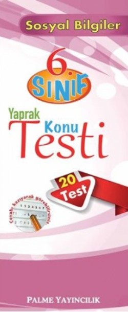 6. Sınıf Sosyal Bilgiler Yaprak Konu Testi