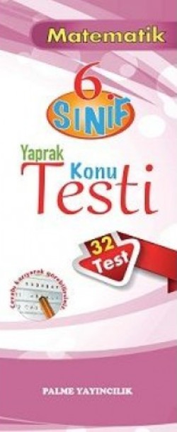 6.Sınıf Matematik Yaprak Konu Testi