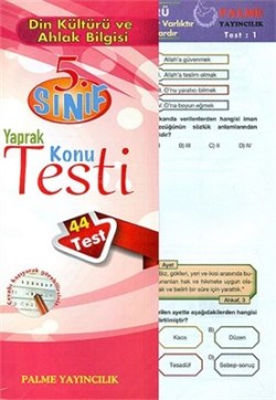 5. Sınıf Din Kültürü ve Ahlak Bilgisi Konu Yaprak Test