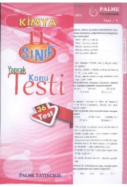 11. Sınıf Kimya Yaprak Konu Testi