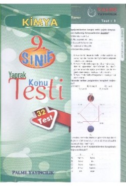 9. Sınıf Kimya Yaprak Konu Test