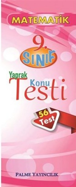 9. Sınıf Matematik Yaprak Konu Testi