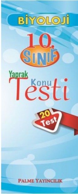 10. Sınıf Biyoloji Yaprak Konu Testi