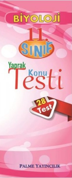 11. Sınıf Biyoloji Yaprak Konu Testi