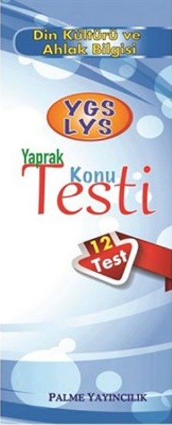 YGS LYS Din Kültürü ve Ahlak Bilgisi Yaprak Konu Testi