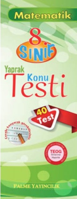 8. Sınıf Matematik Yaprak Konu Testi