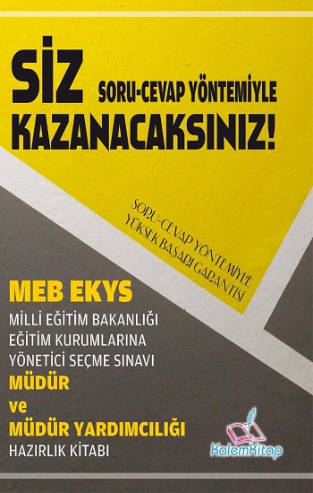 MEB EKYS 2022 Müdür ve Müdür Yardımcılığı Sınavı Soru-Cevap Yöntemli Hazırlık Kitabı