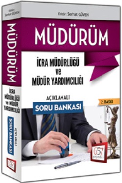 657 Yayınları MÜDÜRÜM İcra Müdür ve Müdür Yardımcılığı Soru Bankası 2016