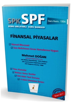 Pelikan SPK - SPF Finansal Piyasalar Konu Anlatımlı Soru Bankası 1006