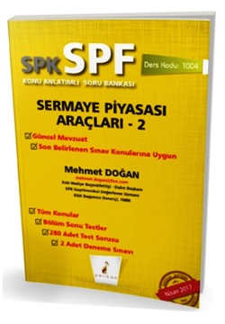 Pelikan SPK - SPF Sermaye Piyasası Araçları 2 Konu Anlatımlı Soru Bankası 1004