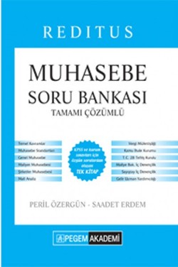 Pegem KPSS A Grubu Reditus Muhasebe Tamamı Çözümlü Soru Bankası 2016