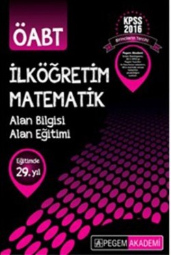 Pegem 2016 ÖABT İlköğretim Matematik Konu Anlatımlı Modüler Set