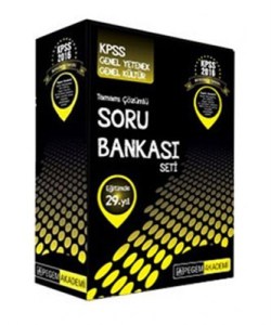 KPSS Genel Yetenek Genel Kültür Tamamı Çözümlü Modüler Soru Bankası Seti (5 Kitap)