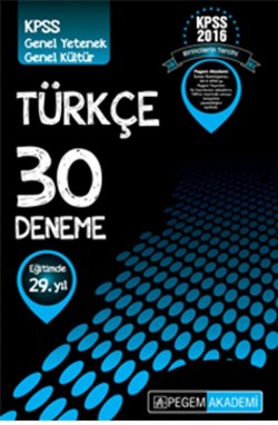 KPSS Türkçe 30 Deneme 2017