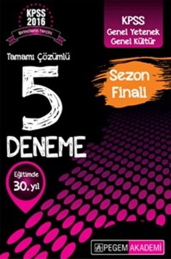 KPSS GY-GK Sezon Finali Tamamı Çözümlü 5 Deneme