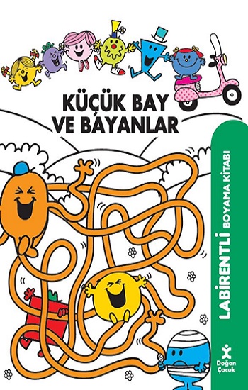 Küçük Bay Ve Bayanlar Labirentli Boyama Kitabı