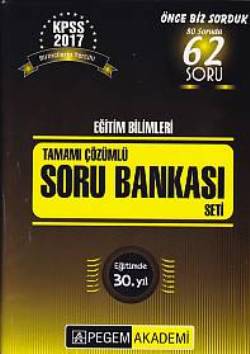 KPSS Eğitim Bilimleri  Tamamı Çözümlü Soru Bankası (6 Kitap)