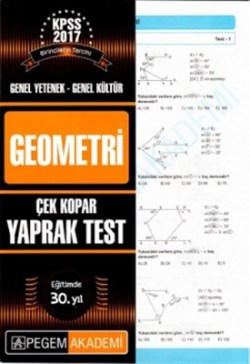 GY-GK Geometri Çek Kopar Yaprak Test