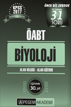 Pegem ÖABT Biyoloji Konu Anlatımlı 2017