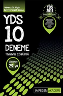 YDS Tamamı Çözümlü 10 Deneme