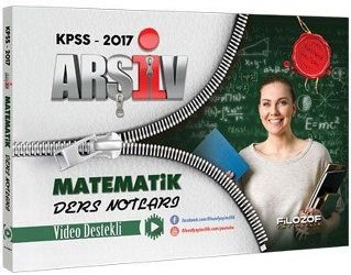 Filozof Yayıncılık 2017 KPSS Arşiv Matematik Ders Notları