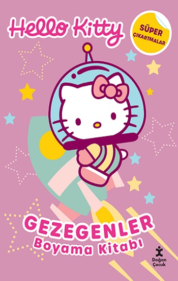 Hello Kitty Gezegenler Boyama Kitabı