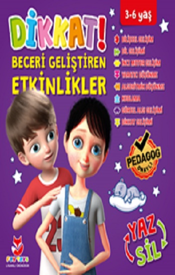 Dikkat ve Beceri Geliştiren Etkinlikler (Mor Seri )