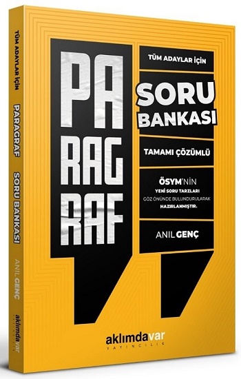 Tüm Sınavlara Yönelik Paragraf Tamamı Çözümlü Soru Bankası