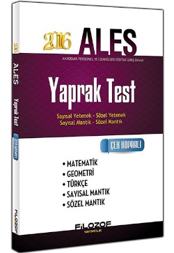 Filozof Yayıncılık 2016 ALES Yaprak Test