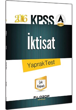 Filozof Yayıncılık 2016 KPSS A Grubu İktisat Yaprak Test