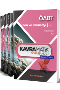 Uzman Kariyer 2017 ÖABT Fen ve Teknoloji Kavramatik Modüler Soru Seti Tamamı Çözümlü